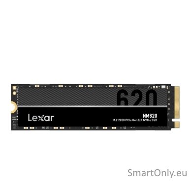 Lexar | M.2 NVMe SSD | LNM620 | 1000 GB | SSD form factor M.2 2280 | Solid-state drive interface PCIe Gen3x4 | Read speed 3300 MB/s | Write speed 3000 MB/s Lexar | M.2 NVMe SSD | LNM620 | 1000 GB | SSD form factor M.2 2280 | Solid-state drive interface PCIe Gen3x4 | Read speed 3300 MB/s | Write speed 3000 MB/s