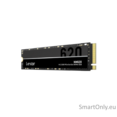 Lexar | M.2 NVMe SSD | NM620 | 2000 GB | SSD form factor M.2 2280 | Solid-state drive interface PCIe Gen3x4 | Read speed 3300 MB/s | Write speed 3000 MB/s