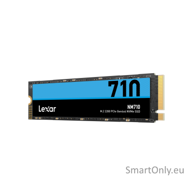 Lexar | M.2 NVMe SSD | NM710 | 500 GB | SSD form factor M.2 2280 | Solid-state drive interface PCIe Gen4x4 | Read speed 5000 MB/s | Write speed 2600 MB/s Lexar | M.2 NVMe SSD | NM710 | 500 GB | SSD form factor M.2 2280 | Solid-state drive interface PCIe Gen4x4 | Read speed 5000 MB/s | Write speed 2600 MB/s