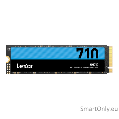 Lexar | M.2 NVMe SSD | NM710 | 500 GB | SSD form factor M.2 2280 | Solid-state drive interface PCIe Gen4x4 | Read speed 5000 MB/s | Write speed 2600 MB/s Lexar | M.2 NVMe SSD | NM710 | 500 GB | SSD form factor M.2 2280 | Solid-state drive interface PCIe Gen4x4 | Read speed 5000 MB/s | Write speed 2600 MB/s