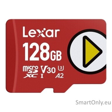 Lexar PLAY | 128 GB | microSDXC | Flash memory class 10 Lexar PLAY | 128 GB | microSDXC | Flash memory class 10