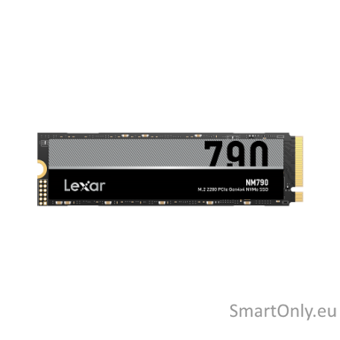 Lexar | SSD | NM790 | 512 GB | SSD form factor M.2 2280 | Solid-state drive interface M.2 NVMe | Read speed 7200 MB/s | Write speed 4400 MB/s