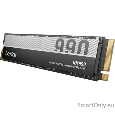 Lexar SSD | NM990 | 4000 GB | SSD form factor M.2 2280 | Solid-state drive interface PCIe Gen 5x4 | Read speed 14000 MB/s | Write speed 11000 MB/s Lexar SSD | NM990 | 4000 GB | SSD form factor M.2 2280 | Solid-state drive interface PCIe Gen 5x4 | Read speed 14000 MB/s | Write speed 11000 MB/s