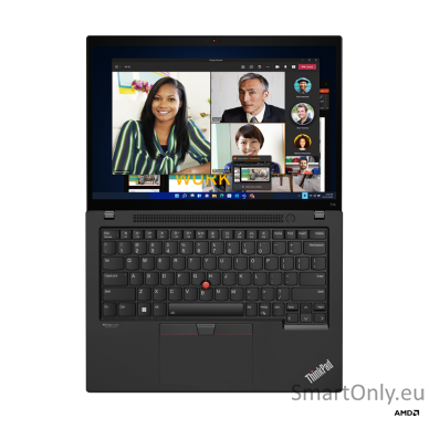 Lenovo ThinkPad  T14 (Gen 3) Black, 14 ", IPS, WUXGA, 1920 x 1200, Anti-glare, AMD Ryzen 5 PRO, 6650U, 16 GB, Soldered LPDDR5-6400, SSD 256 GB,  AMD Radeon 660M, No Optical drive, Windows 11 Pro, 802.11ax, Bluetooth version 5.2, LTE Upgradable, Keyboard l 7