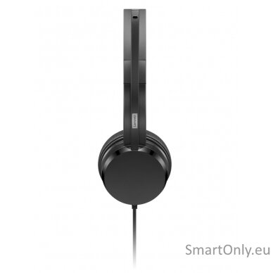 Lenovo USB-A Stereo Headset with Control Box Built-in microphone, Black, Wired, On-Ear 3