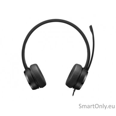 Lenovo USB-A Stereo Headset with Control Box Built-in microphone, Black, Wired, On-Ear 8