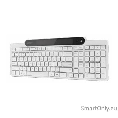 Lenovo 800 Self-Charging Bluetooth Keyboard-US English | Keyboard | Bluetooth | US English | White 6