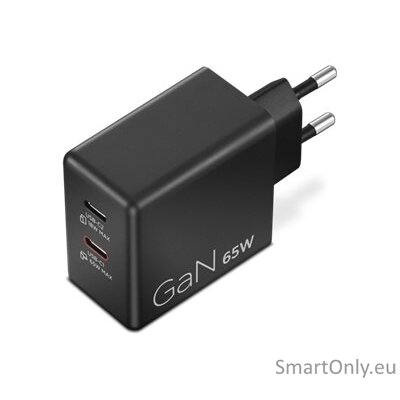 Lenovo Dual USB-C 65W GaN Charger - EU | USB-C | Charger 5 Lenovo Dual USB-C 65W GaN Charger - EU | USB-C | Charger 5