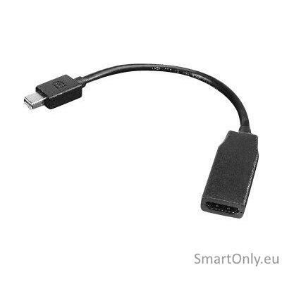 Lenovo | mini-DisplayPort to HDMI | Black | Mini DisplayPort | HDMI | 0.2 m 1