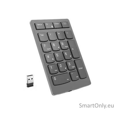 Lenovo Professional Go Wireless Numeric Keypad Numeric Keypad Wireless N/A Storm Grey 4