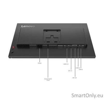 Lenovo | ThinkVision P24q-40 | 23.8 " | IPS | 16:9 | 120 Hz | 4 ms | 2560 x 1440 pixels | 300 cd/m² | HDMI ports quantity 1 | Raven Black | Warranty 36 month(s) 27