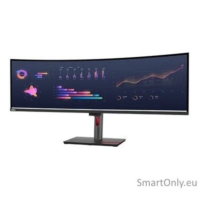 Lenovo | ThinkVision | P49w-30 | 49 " | IPS | 32:9 | 60 Hz | 4 ms | 5120 x 1440 | 350 cd/m² | HDMI ports quantity 2 | Black | Warranty 36 month(s) 1