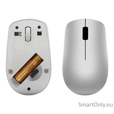 Lenovo Wireless Mouse 530 2.4 GHz Wireless via Nano USB Optical Mouse 1 year(s) Platinum Grey 7 Lenovo Wireless Mouse 530 2.4 GHz Wireless via Nano USB Optical Mouse 1 year(s) Platinum Grey 7
