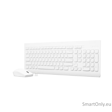 Lenovo | Wireless Combo Keyboard & Mouse | 510 | White | Keyboard and Mouse Combo | 2.4 GHz Wireless via Nano USB | Batteries included | English | m | White 2