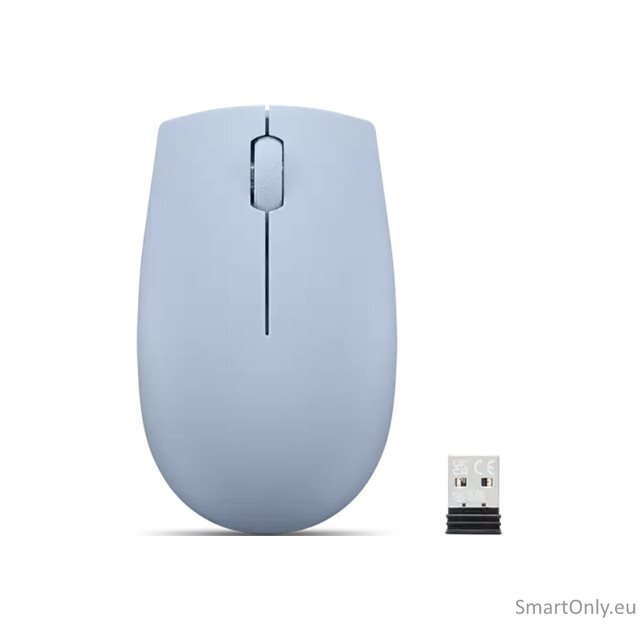 Lenovo 300 Wireless Compact Mouse (Frost Blue) with battery Lenovo 4 Lenovo 300 Wireless Compact Mouse (Frost Blue) with battery Lenovo 4