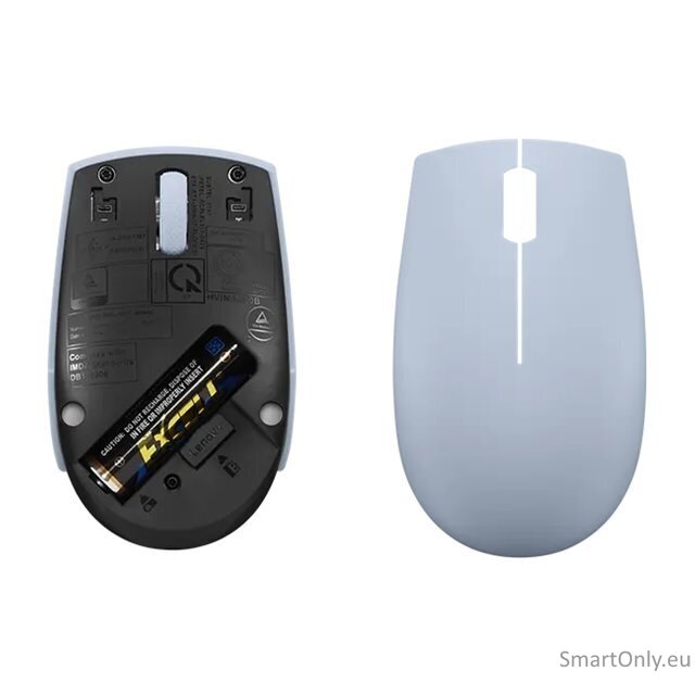 Lenovo 300 Wireless Compact Mouse (Frost Blue) with battery Lenovo 10 Lenovo 300 Wireless Compact Mouse (Frost Blue) with battery Lenovo 10