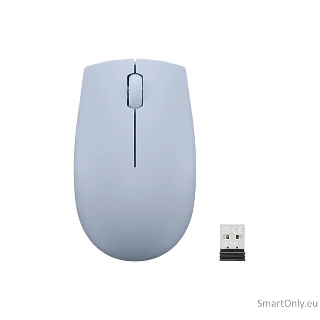 Lenovo 300 Wireless Compact Mouse (Frost Blue) with battery Lenovo 6 Lenovo 300 Wireless Compact Mouse (Frost Blue) with battery Lenovo 6