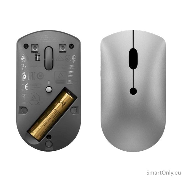 Lenovo Silent Mouse 600 Dual-host Bluetooth 5.0 Optical Mouse 1 year(s) Iron Grey 3