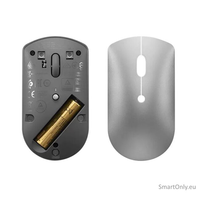 Lenovo Silent Mouse 600 Dual-host Bluetooth 5.0 Optical Mouse 1 year(s) Iron Grey 11 Lenovo Silent Mouse 600 Dual-host Bluetooth 5.0 Optical Mouse 1 year(s) Iron Grey 11