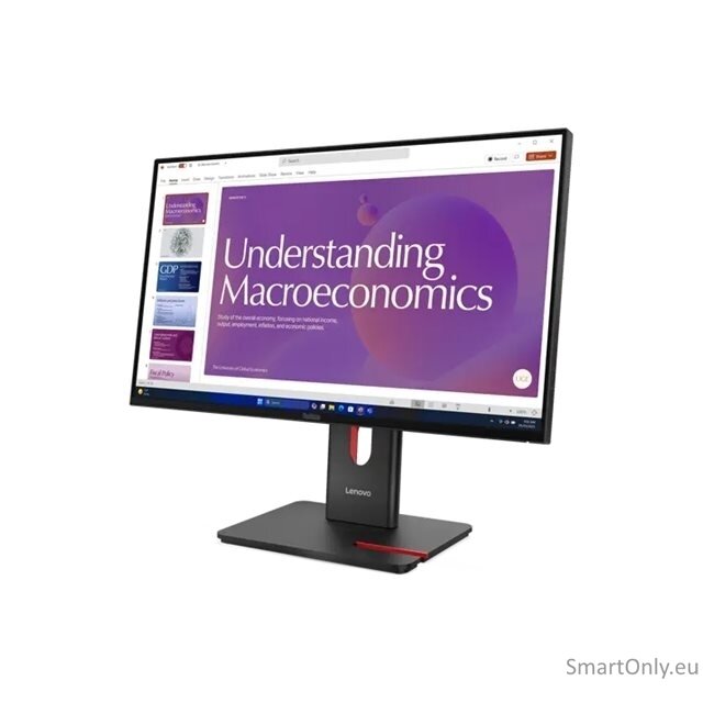 Lenovo | ThinkVision T24D-40 | 23.8 " | IPS | 16:9 | 120 Hz | 4 ms | 1920 x 1080 pixels | 250 cd/m² | HDMI ports quantity 1 | Eclipse Black | Warranty 36 month(s) 13
