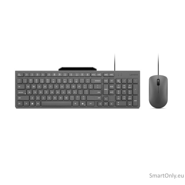 Lenovo 310 USB-A Wired Combo US English | Keyboard and Mouse Set | Wired | Mouse included | US English | Luna Grey Lenovo 310 USB-A Wired Combo US English | Keyboard and Mouse Set | Wired | Mouse included | US English | Luna Grey