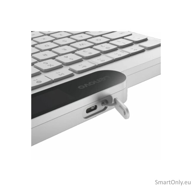 Lenovo 800 Self-Charging Bluetooth Keyboard-US English | Keyboard | Bluetooth | US English | White 13