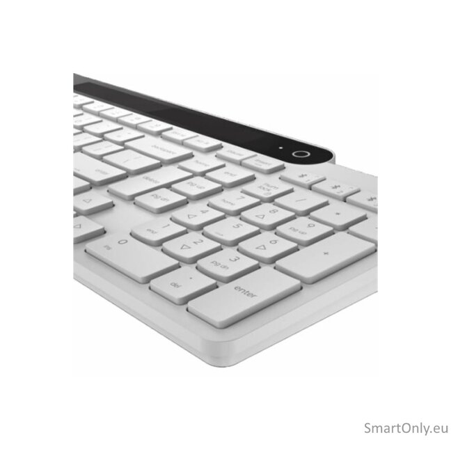 Lenovo 800 Self-Charging Bluetooth Keyboard-US English | Keyboard | Bluetooth | US English | White 16