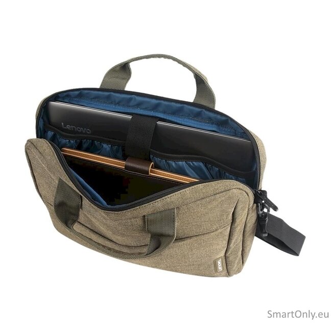 Lenovo Casual Toploader T210 Fits up to size 15.6 ", Green, Messenger - Briefcase 8