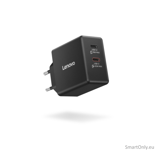 Lenovo Dual USB-C 65W GaN Charger | USB-C | 65 W | Charger 4