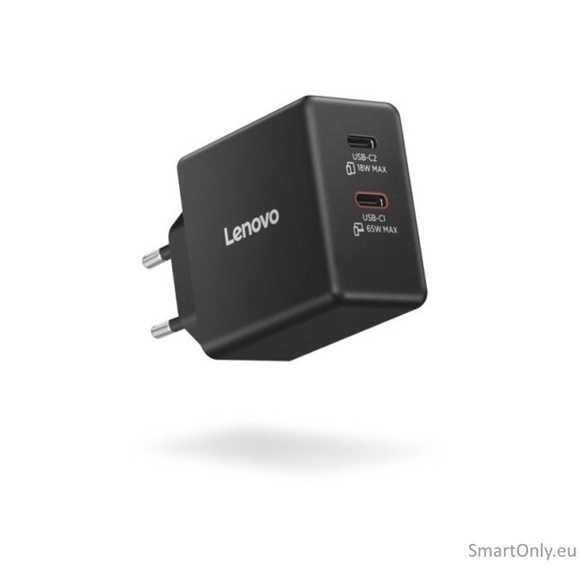 Lenovo Dual USB-C 65W GaN Charger | USB-C | 65 W | Charger 7 Lenovo Dual USB-C 65W GaN Charger | USB-C | 65 W | Charger 7