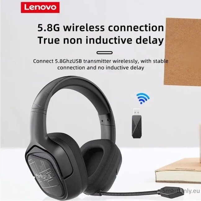 LENOVO G35 5.8GHz Wireless 7.1 Gaming belaidės ausinės su mikrofonu 4