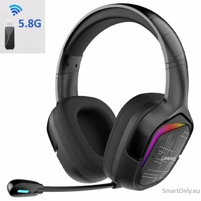 LENOVO G35 5.8GHz Wireless 7.1 Gaming belaidės ausinės su mikrofonu LENOVO G35 5.8GHz Wireless 7.1 Gaming belaidės ausinės su mikrofonu