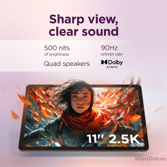 Lenovo Idea Tab 11 2.5K Mediatek Dimensity 6300/8GB/256GB/Android 15/Grey/2Y Warranty | Lenovo 21 Lenovo Idea Tab 11 2.5K Mediatek Dimensity 6300/8GB/256GB/Android 15/Grey/2Y Warranty | Lenovo 21