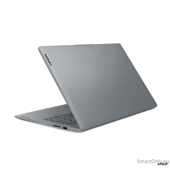 Lenovo IdeaPad Slim 3 15AMN8 AMD | Arctic Grey | 15.6 " | IPS | FHD | 1920 x 1080 pixels | Anti-glare | AMD Ryzen 5 | 40 | 8 GB | Soldered LPDDR5 | Solid-state drive capacity 512 GB | AMD Radeon 610M Graphics | Windows 11 Home | 802.11ax | Bluetooth versi 2