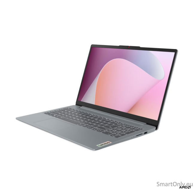 Lenovo IdeaPad Slim 3 15AMN8 AMD | Arctic Grey | 15.6 " | IPS | FHD | 1920 x 1080 pixels | Anti-glare | AMD Ryzen 5 | 40 | 8 GB | Soldered LPDDR5 | Solid-state drive capacity 512 GB | AMD Radeon 610M Graphics | Windows 11 Home | 802.11ax | Bluetooth versi