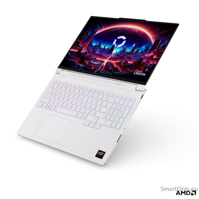 Lenovo- Legion 7 16AGP11 AMD | Glacier White | 16 " | OLED | WQXGA | 2560 x 1600 pixels | Glossy | AMD Ryzen AI 9 | HX 470 | 32 GB | Soldered LPDDR5X | Solid-state drive capacity 1000 GB | NVIDIA GeForce RTX 5070 | GDDR7 | 12 GB | Windows 11 Home | 802.11 6