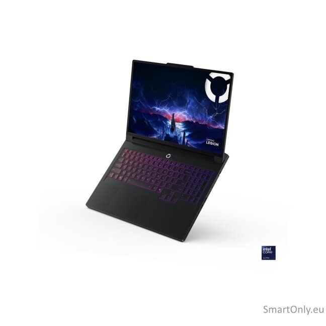 Lenovo Legion Pro 7 16IAX10H | Eclipse Black | 16 " | OLED | WQXGA | 2560 x 1600 pixels | Glossy | Intel Core Ultra 9 | 290HX | 32 (2x16GB) GB | CSODIMM DDR5 | Solid-state drive capacity 1000 GB | NVIDIA GeForce RTX 5070 Ti | GDDR7 | 12 GB | Windows 11 Ho