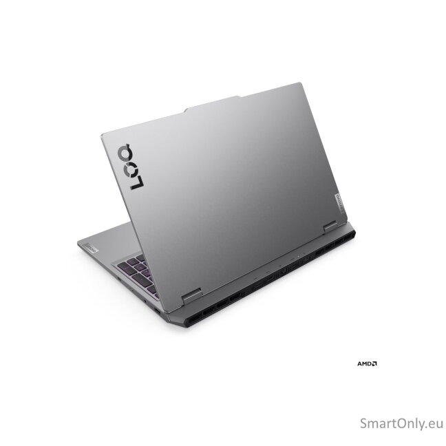 Lenovo- LOQ 15AHP10 AMD | Luna Grey | 15.6 " | IPS | FHD | 1920 x 1080 pixels | Anti-glare | AMD Ryzen 7 | 250 | 16 GB | SODIMM DDR5 | Solid-state drive capacity 512 GB | NVIDIA GeForce RTX 5060 | GDDR7 | 8 GB | Windows 11 Home | 802.11ax | Bluetooth vers 5