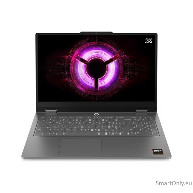 Lenovo LOQ Essential 15ARP11 AMD | Luna Grey | 15.6 " | IPS | FHD | 1920 x 1080 pixels | Anti-glare | AMD Ryzen 7 | 170 | 16 GB | SODIMM DDR5 | Solid-state drive capacity 512 GB | NVIDIA GeForce RTX 5060 | GDDR7 | 8 GB | Windows 11 Home | 802.11ax | Bluet