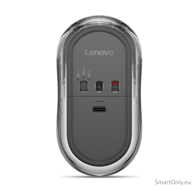 Lenovo Multi-Mode Mouse 8000 | Wireless | 2.4G, Bluetooth 5.3 | Thunder Grey 6 Lenovo Multi-Mode Mouse 8000 | Wireless | 2.4G, Bluetooth 5.3 | Thunder Grey 6
