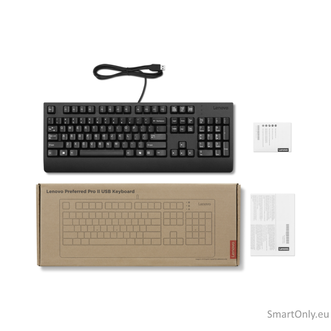 Lenovo Preferred Pro II USB Keyboard-US Euro | Keyboard | Wired | US Euro | Black 3 Lenovo Preferred Pro II USB Keyboard-US Euro | Keyboard | Wired | US Euro | Black 3