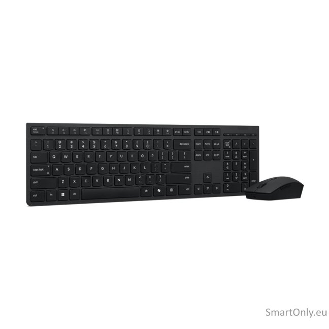 Lenovo Professional Wireless Rechargeable Combo Keyboard and Mouse | Keyboard and Mouse Set | Wireless | Mouse included | Bluetooth | Lithuanian | Rechargeable professional | Grey 8