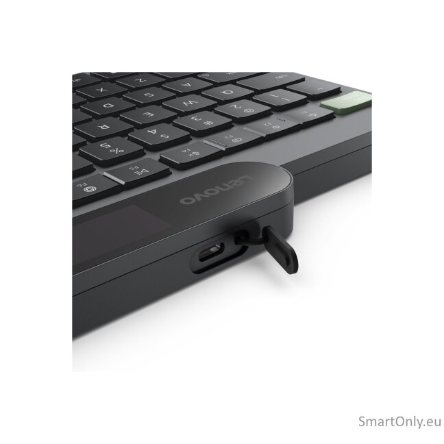 Lenovo Self-Charging Bluetooth Keyboard | Keyboard | Bluetooth | US Euro | Black 11 Lenovo Self-Charging Bluetooth Keyboard | Keyboard | Bluetooth | US Euro | Black 11