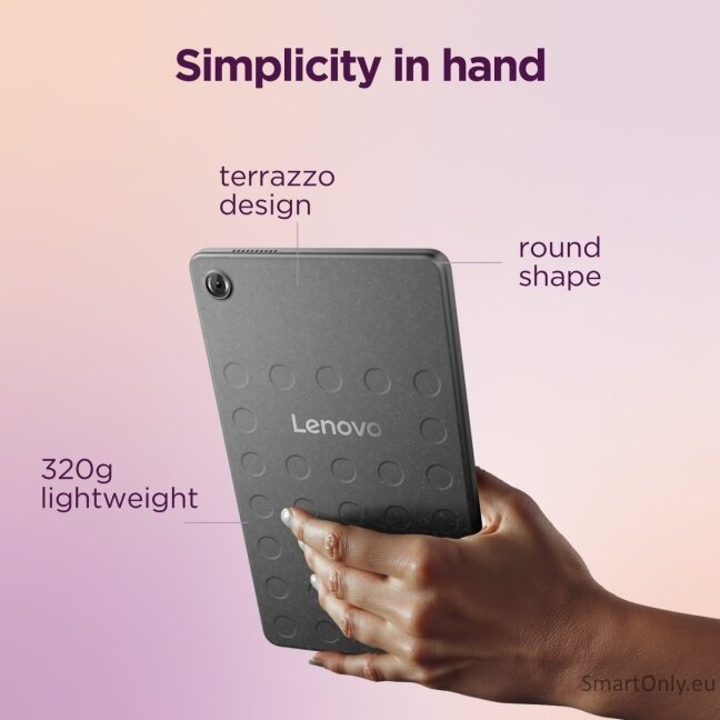 Lenovo Tab One 8.7 HD Touch MediaTek Helio G85/4GB/64GB/Arm Mali-G52/Android 14/Grey/2Y Warranty 10 Lenovo Tab One 8.7 HD Touch MediaTek Helio G85/4GB/64GB/Arm Mali-G52/Android 14/Grey/2Y Warranty 10