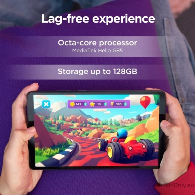 Lenovo Tab One 8.7 HD Touch MediaTek Helio G85/4GB/64GB/Arm Mali-G52/Android 14/Grey/2Y Warranty 13 Lenovo Tab One 8.7 HD Touch MediaTek Helio G85/4GB/64GB/Arm Mali-G52/Android 14/Grey/2Y Warranty 13
