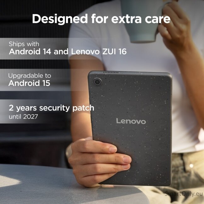 Lenovo Tab One 8.7 HD Touch MediaTek Helio G85/4GB/64GB/Arm Mali-G52/Android 14/Grey/2Y  Warranty 14