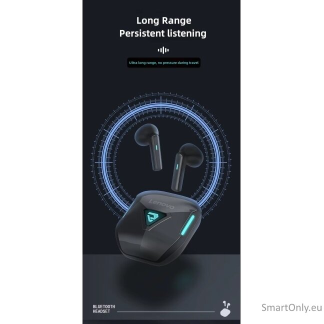 Lenovo TG132 TWS wireless earphones Black 5 Lenovo TG132 TWS wireless earphones Black 5