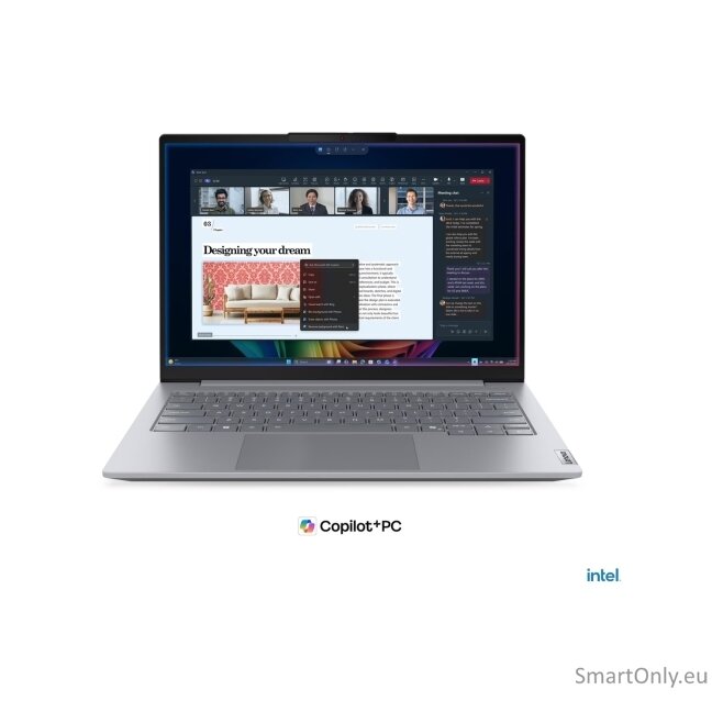 Lenovo ThinkBook 14 Gen 9 14 WUXGA ULT5-325/16GB/512GB/Intel Graphics/WIN11 Pro/Nordic Backlit kbd/Arctic Grey/FP/2Y Warranty 1
