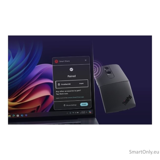 Lenovo ThinkPad Bluetooth Presenter Mouse (Aura Edition) | Wireless | Bluetooth | Thunder Grey 12 Lenovo ThinkPad Bluetooth Presenter Mouse (Aura Edition) | Wireless | Bluetooth | Thunder Grey 12