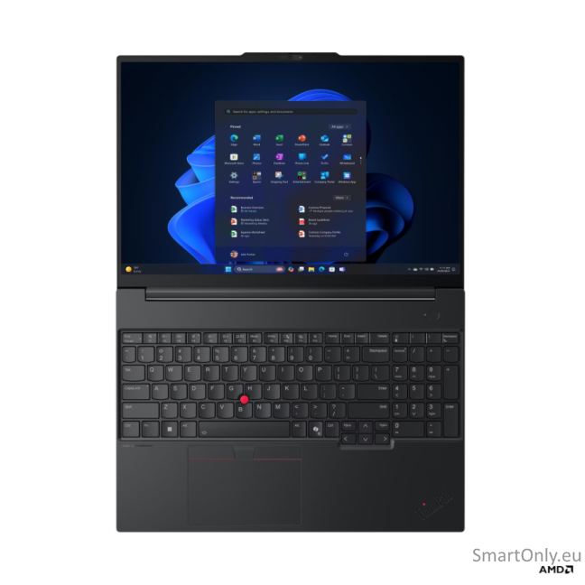 Lenovo ThinkPad E16 G4 AMD | Black | 16 " | IPS | WUXGA | 1920 x 1200 pixels | Anti-glare | AMD Ryzen AI 5 | 330 | 16 GB | SODIMM DDR5 | Solid-state drive capacity 512 GB | AMD Radeon 820M Graphics | Windows 11 Pro | 802.11be | Bluetooth version 5.4 | Key 8 Lenovo ThinkPad E16 G4 AMD | Black | 16 " | IPS | WUXGA | 1920 x 1200 pixels | Anti-glare | AMD Ryzen AI 5 | 330 | 16 GB | SODIMM DDR5 | Solid-state drive capacity 512 GB | AMD Radeon 820M Graphics | Windows 11 Pro | 802.11be | Bluetooth version 5.4 | Key 8